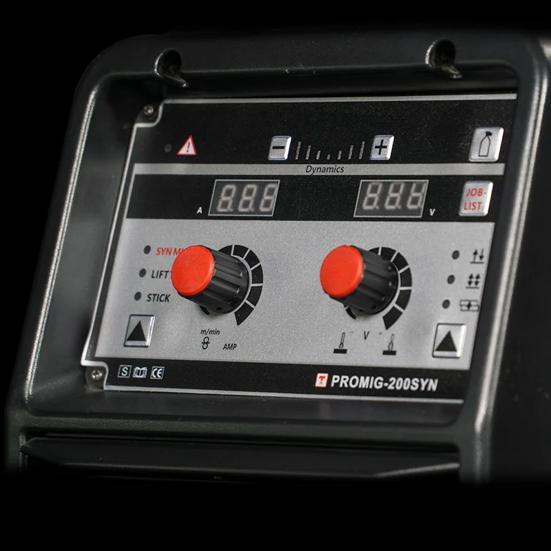 Hand-held Micro MIG Welder PROMIG 200SYN Pulse with True Pulse MIG Welding Excellent Energy Control