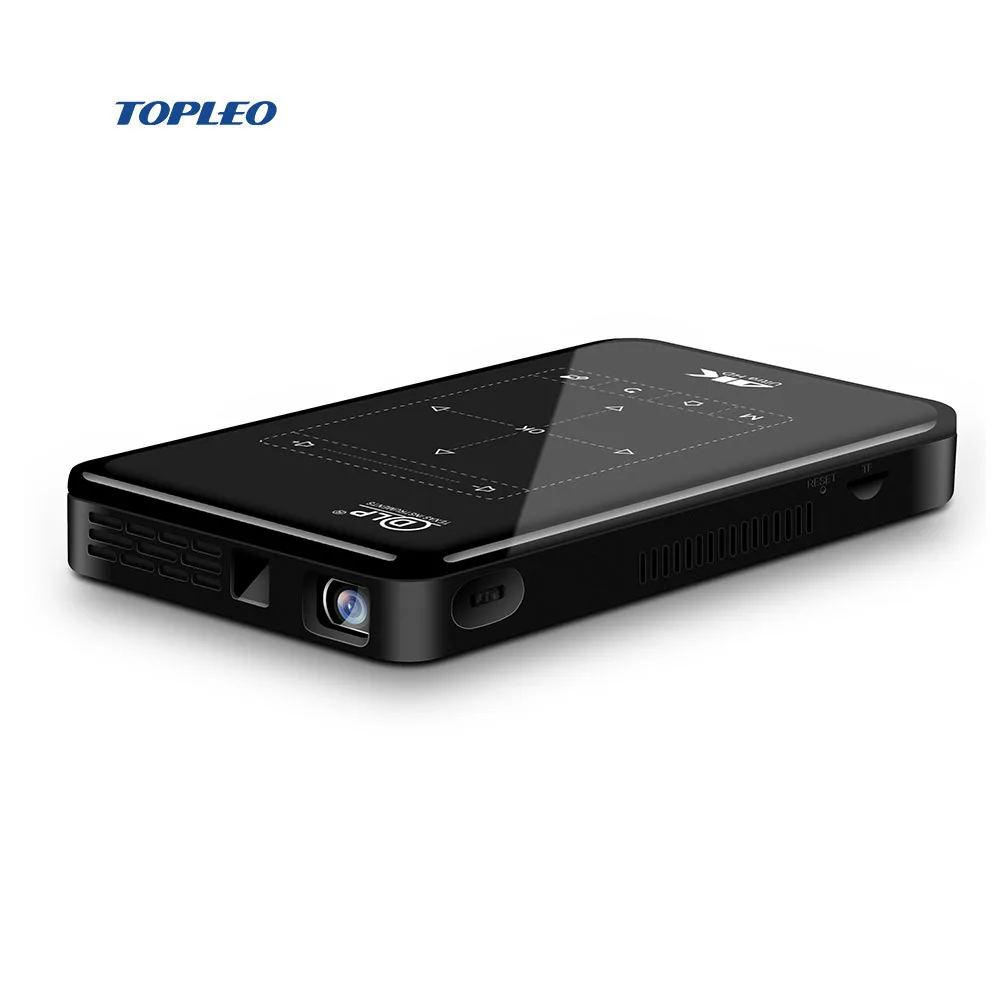 T9 II Keystone correction CPU S905X IR control 4k android мини-проектор с разделением экрана