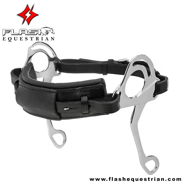 High Quality Comfy Connections Short Shank Hackamore With Soft Padding Stainless Steel German Silver Bit