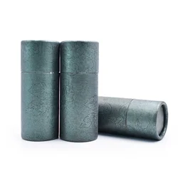 Customize Cylinder Customized Printing Recyclable Kraft Paper Tube Packaging
