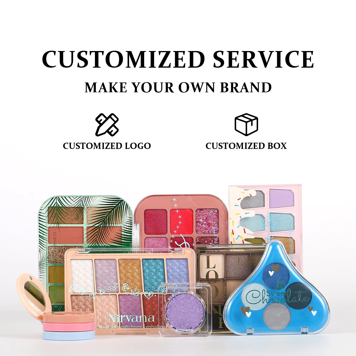 professional costume organic 15 color ful makeup brushes eye shadow primer for eyeshadow palette
