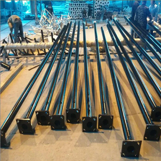 outdoor aluminum 4 metre 12m steel street lamp posts outside lighting lamp poles galvanized  manufacturers with price list