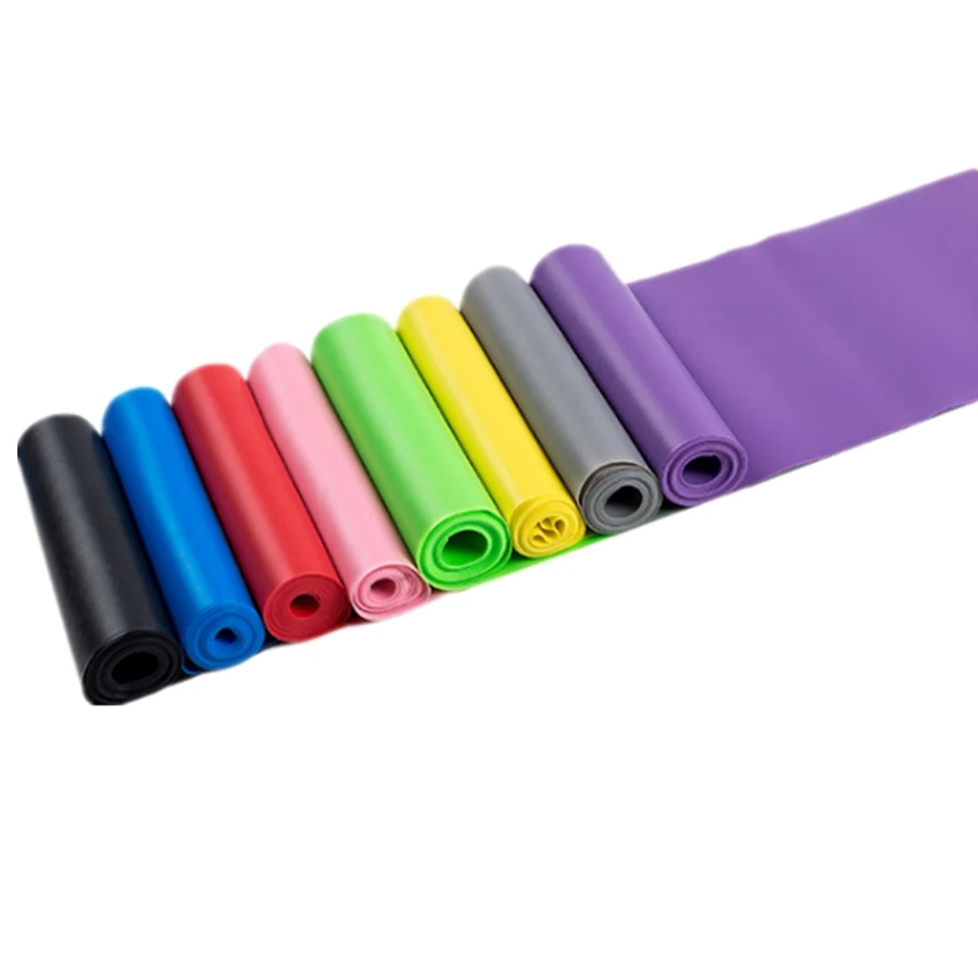 Wholesale Home Fitness Eco Friendly Non Latex Free Resistance Bands TPE Elastic Thera Band