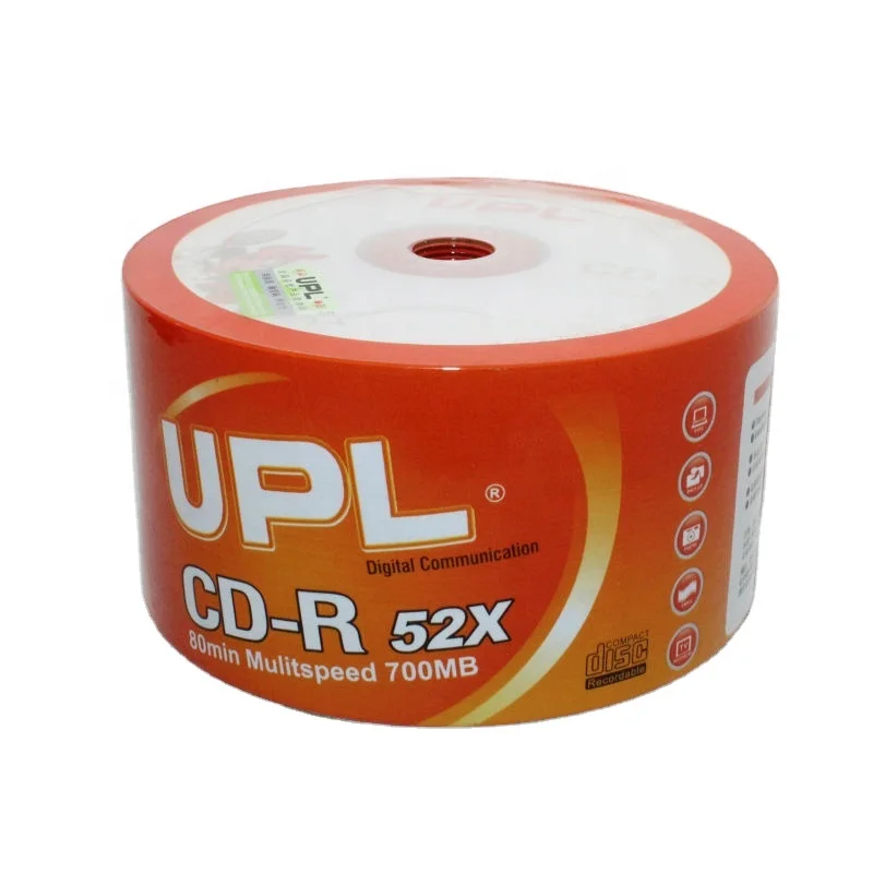 Full face white inkjet printable blank cd-r  in bulk