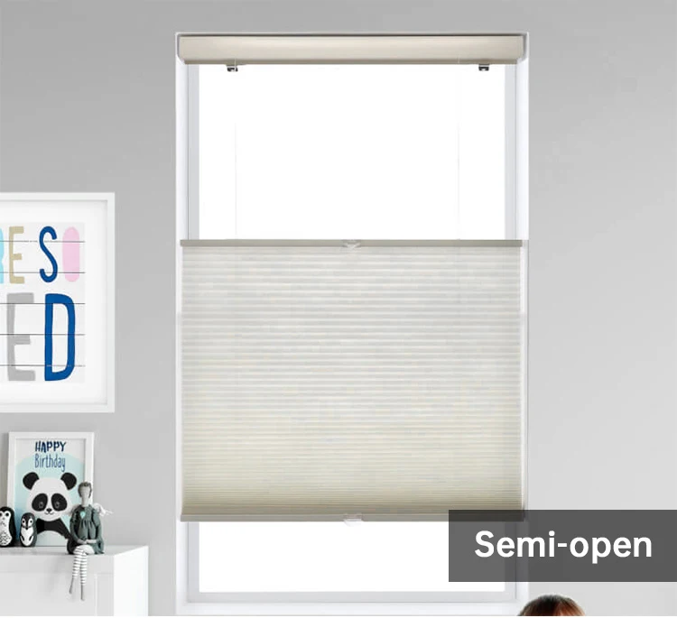 Remote Control Cellular Shades Automatic Bottom Up Honeycomb Blinds Top Down And Bottom Up Honeycomb Blinds