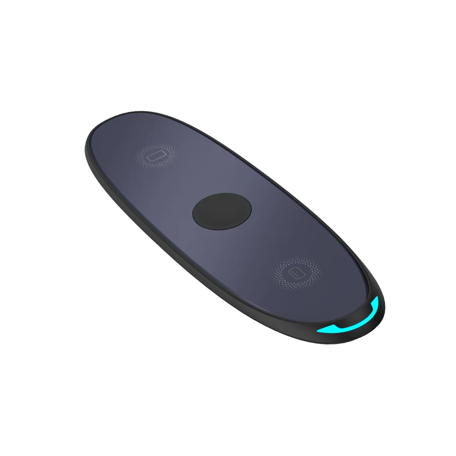 2021 New Arrival Wireless Mobile Phone Charger 15W Wireless Fast Charger 3 in 1 Qi Wireless Charger