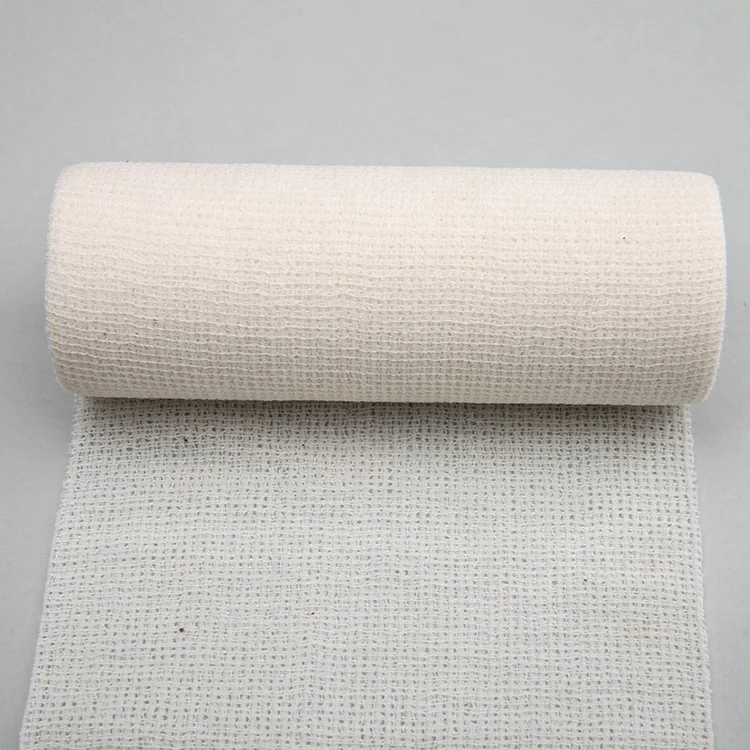 Waterproof Breathable Soft Crepe Cotton And Polyamade Self Adhesive Elastic Fix Wrap Bandage