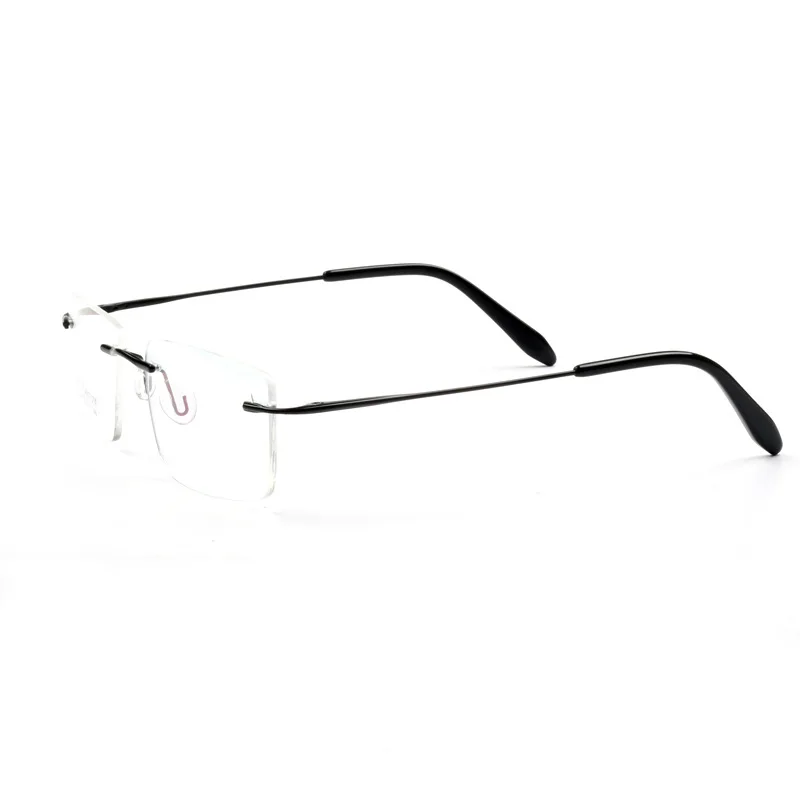 Latest Memory Alloy Eyewear Metal Rimless Male Glasses Spectacles Frame Optical Eyeglasses Frames for Men