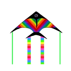 Professional Manufacture easy flying colorful fish delta animal kite