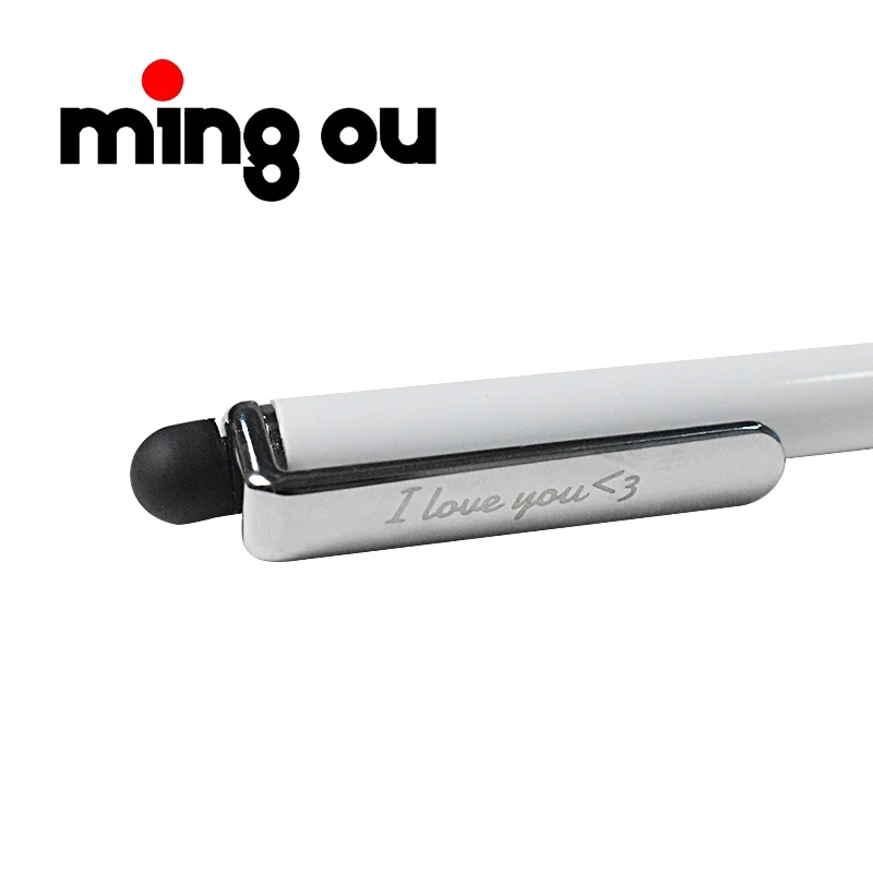 Laser Logo Ballpoint Pen Touch Phone Screens Sublimation Pen Sublimation Metal Pen