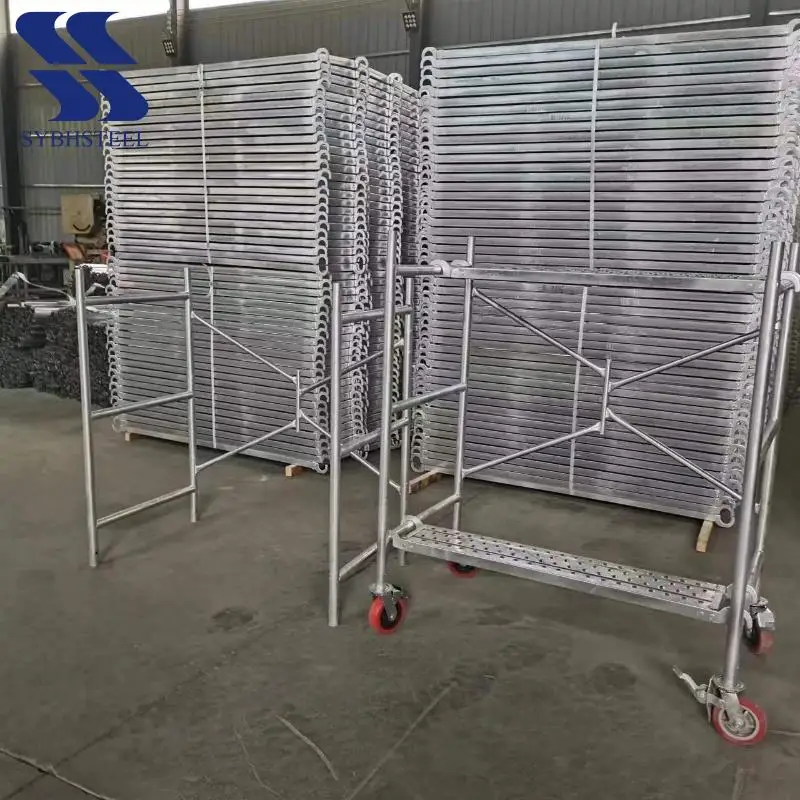 Portable Door Frame Scaffold Painted for Enhanced Protection Reliable Design for Construction Sites