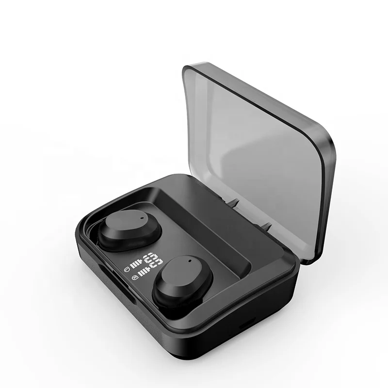 
free shipping 1 sample ok ce rohs 2000mah tws in e wireless earbuds tws mini true blue tooth 5.0 stereo earphone bass in-ear 