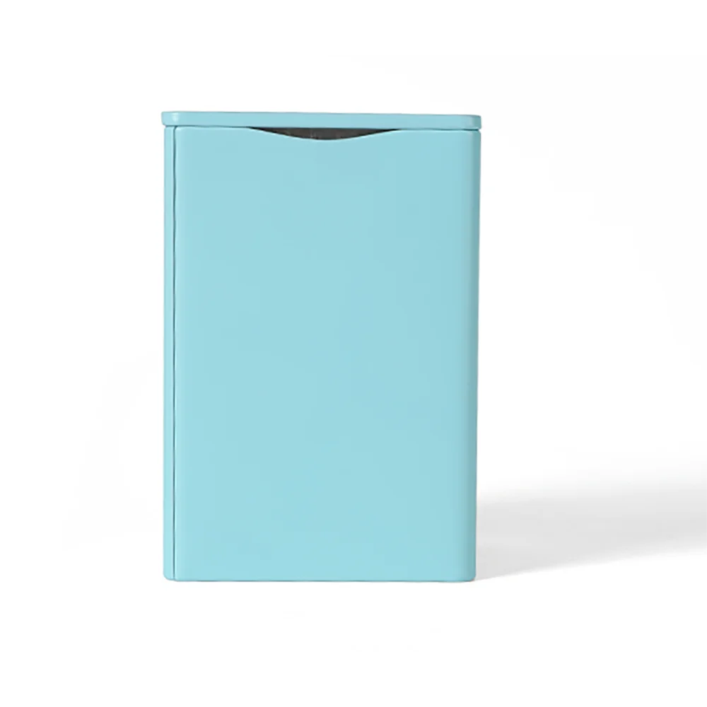 
stock square tin box air-tight lid with accessories inside tea snack sweets storage box 