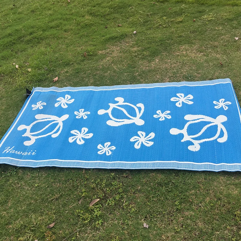 Woven Camping Beach Picnic Mats Plastic