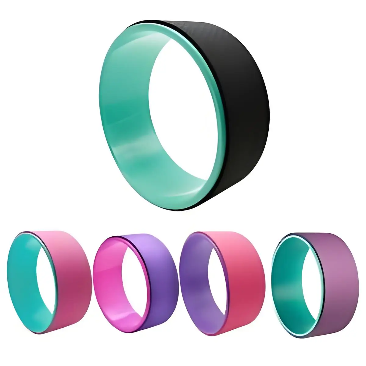 Fitness Balance Training TPE Durable Yoga Wheel with Multi Colors