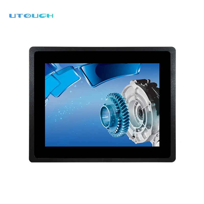 19 inch IP65 dust-proof waterproof embedded capacitive industrial touch screen panel pc monitor