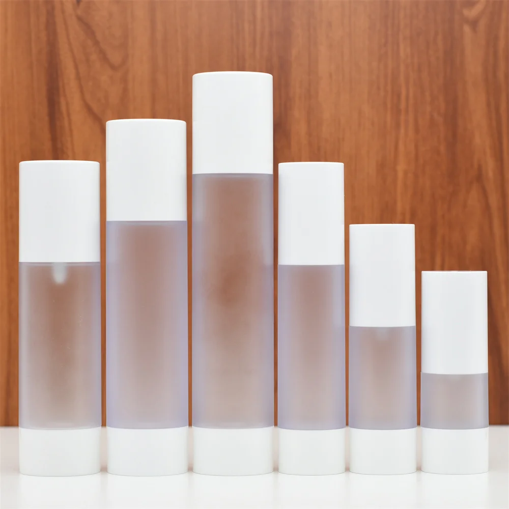 15ml 30ml 50ml 80ml 100ml 120ml Plastic AS White Frosted Airless Spray Pump Bottles