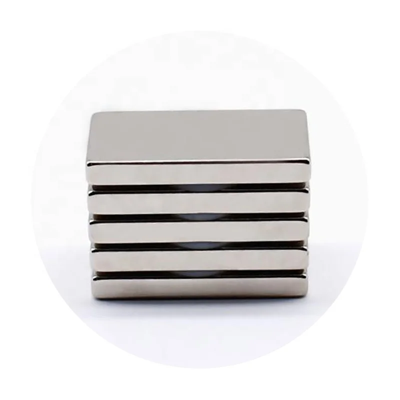 Best Selling industry Magnet Magnetized N52 Permanent Rectangle Square Neodymium Magnet Block for Generators