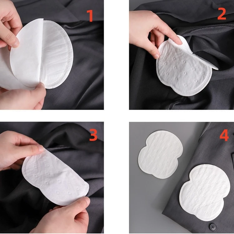 Odor Sweating Excessive Hyperhidrosis Protection Shields Blockers Underarm Absorbent Antiperspirant Sweat Patches