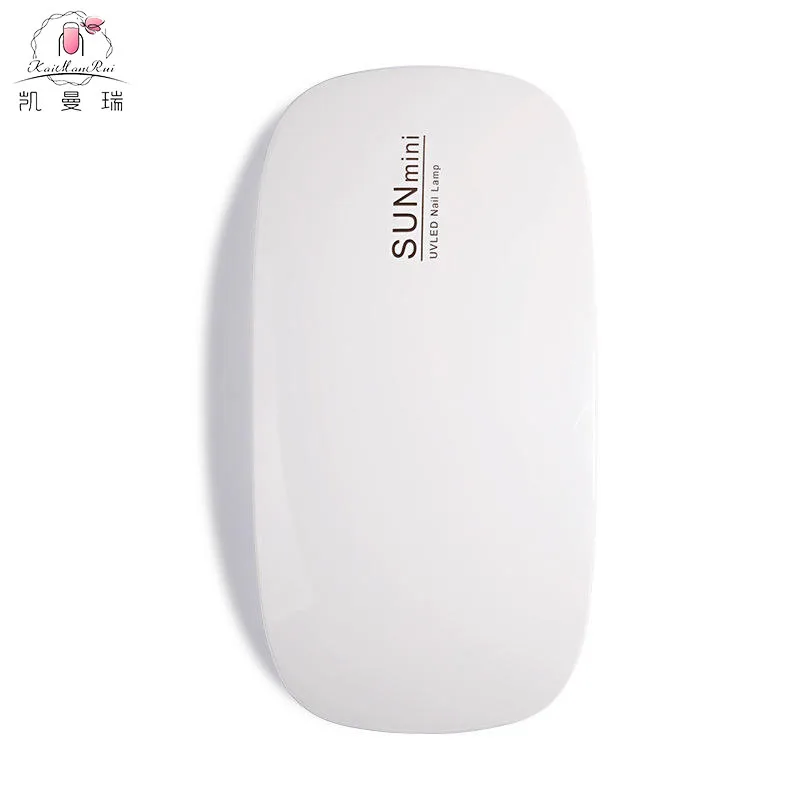 Best Sales Sun mini nail phototherapy machine 6W with portable nail baking lamp dual light source nail dryer
