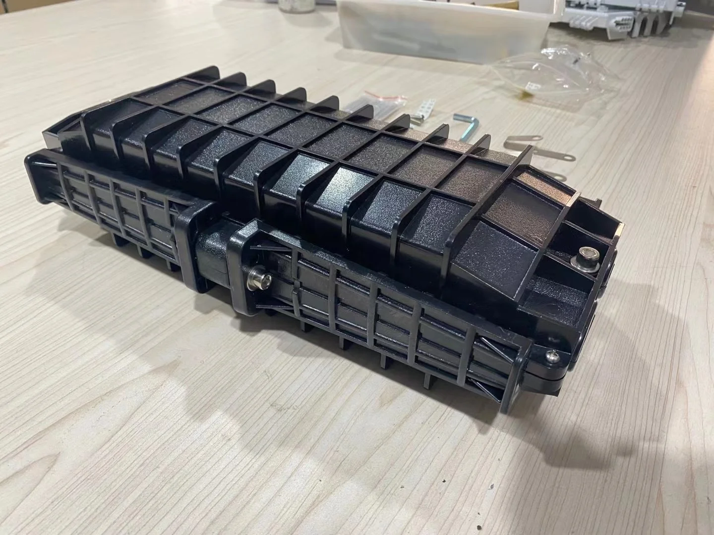 [ Cixi Guangjia ] Manufacturer Fiber Optical Fiber enclosure 12 24 48 cores Horizontal type Optical Cable Joint closure Arieal