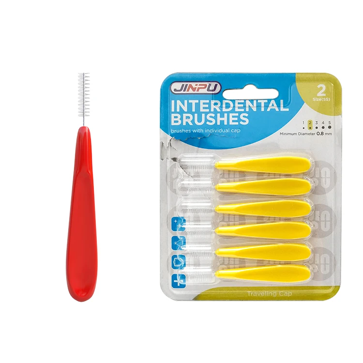 disposable interdental brush 0.7mm dental