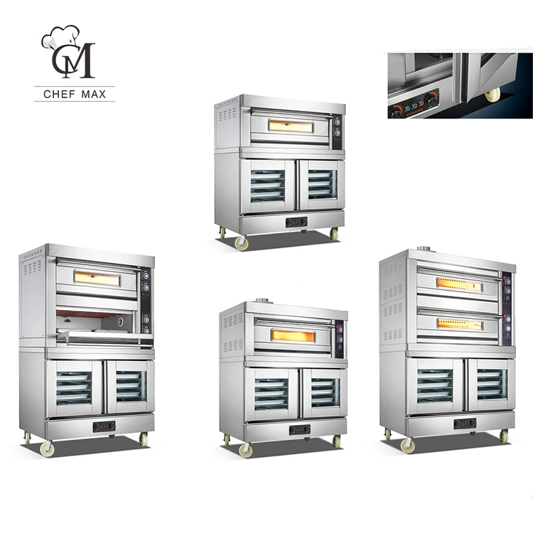  Industrial Multifunctional combination Custom Bakery Equipment Dough Fermentation gas burner italian Pizza oven