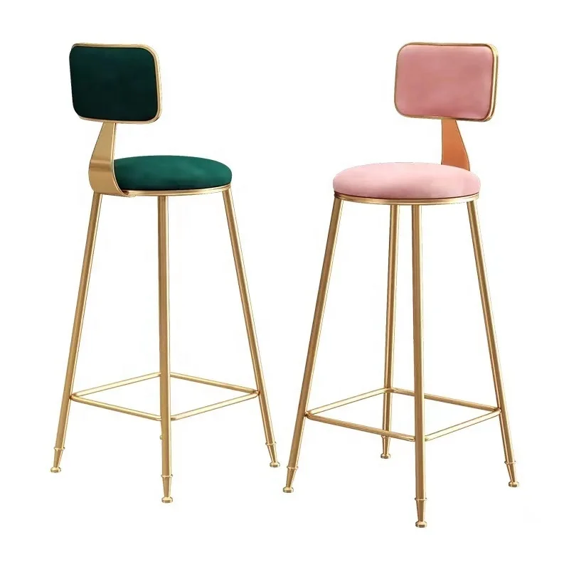 Барный стул Nordic high chair light luxury Bar