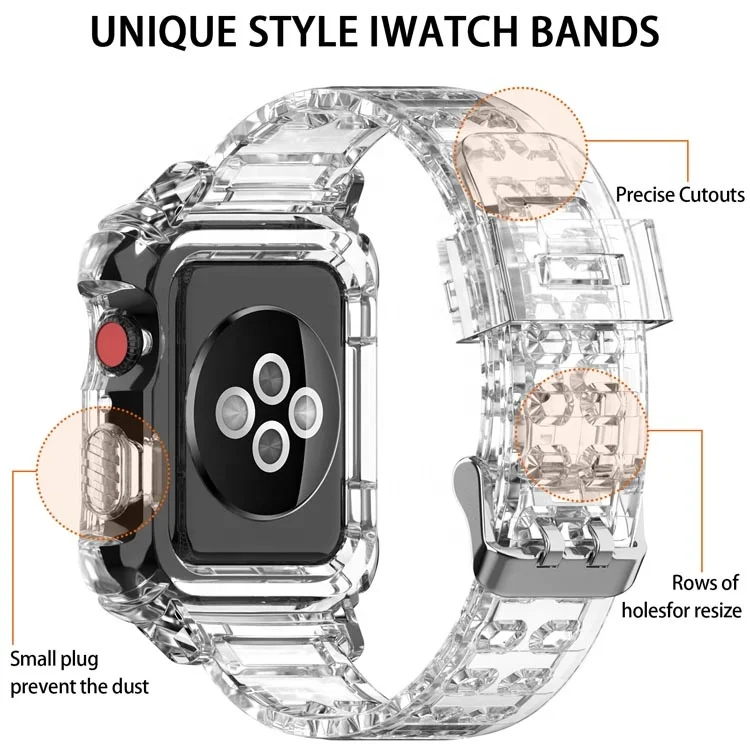  Ремешок из ТПУ для наручных смарт-часов Apple Watch 38 мм 40 42