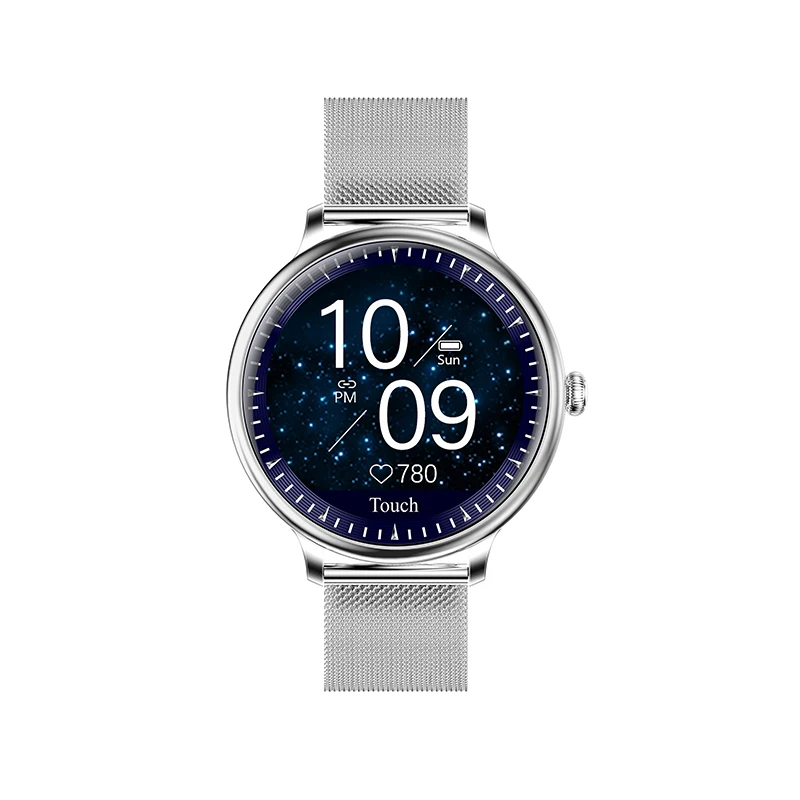 MissYou Fashionable Lady Smart Watch Lightweight Body 1.08 inch HD Screen Heart Rate Alarm Waterproof IP67