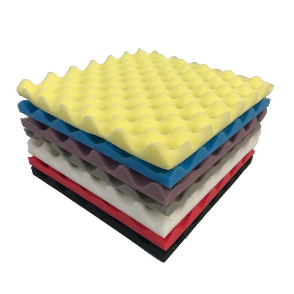 Popular Style Egg Crate Foam Wall Cushion Fireproofing Acoustic Panel Diffuser Sound Proof Wall Panels