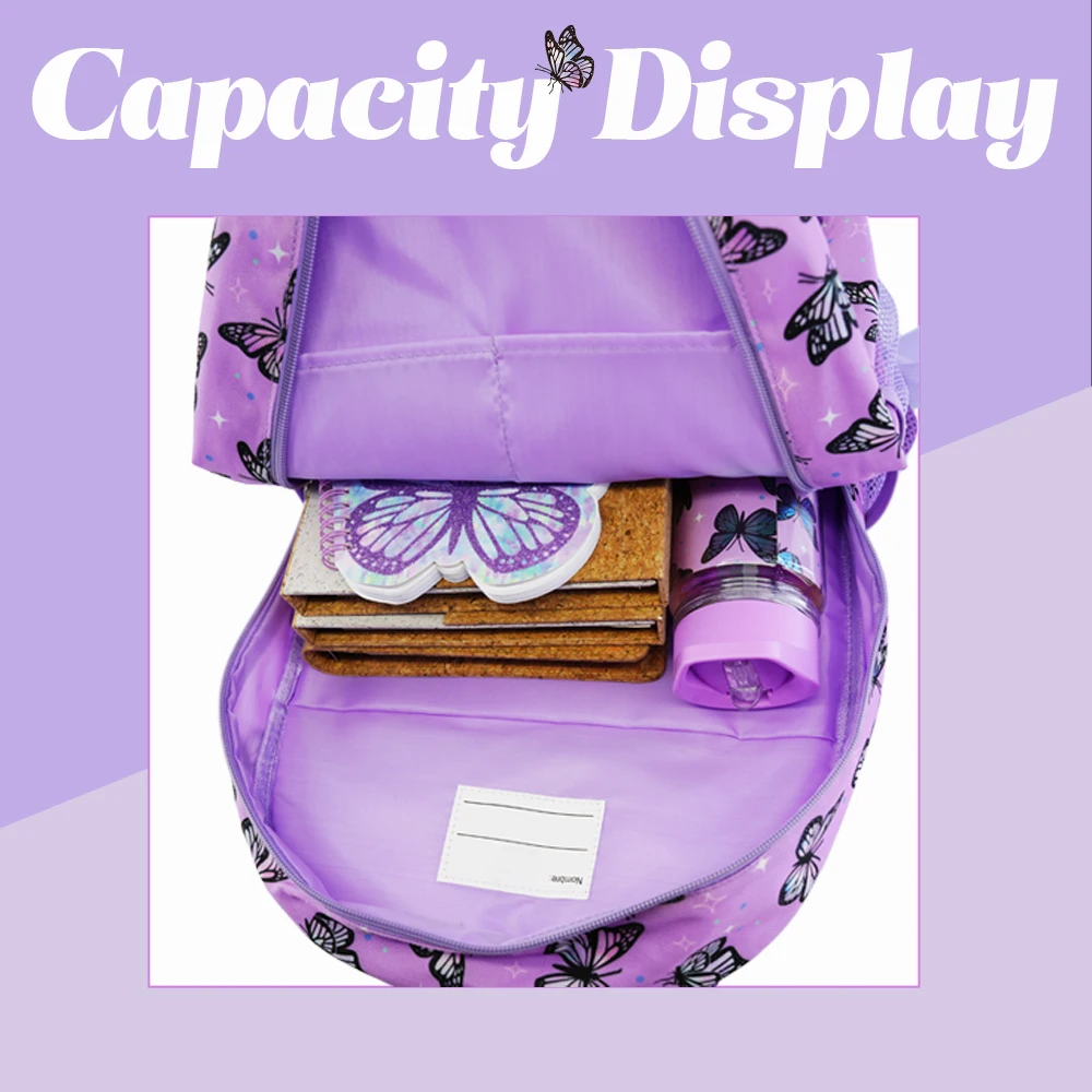 Butterfly Series new school bag large capacity backpack bookbags for kids fashion backpack