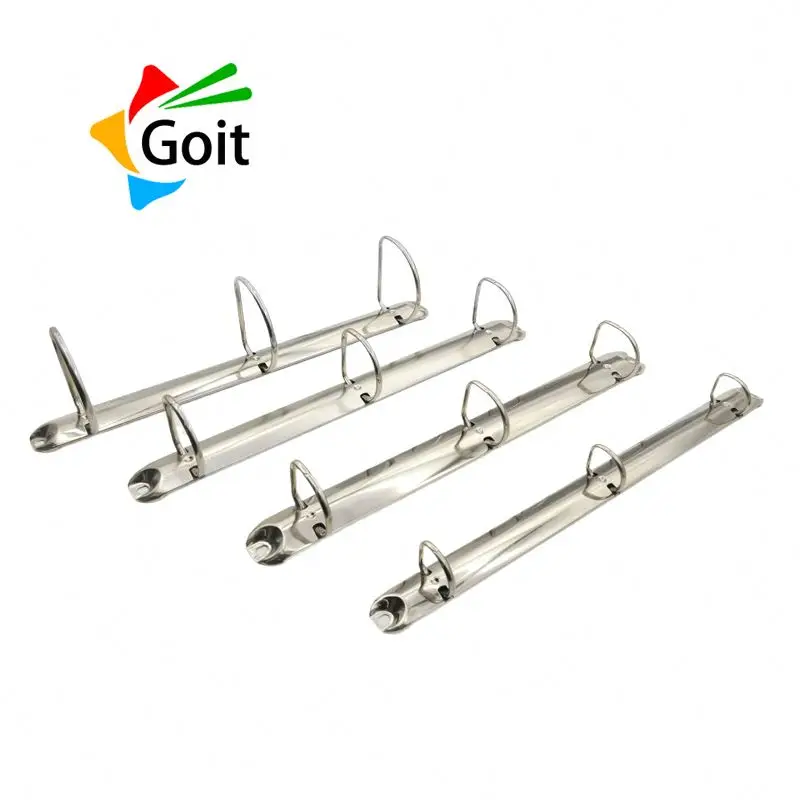 a4/a5/a6/a7/a8/a9/b5 3 black a6 clip loose leaf binder clips ring mechanism with metal