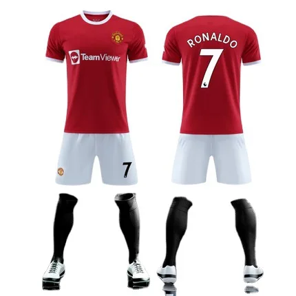 2021 new MU home and away two guest football shirt No. 7 Cristiano Ronaldo suit MLCLT