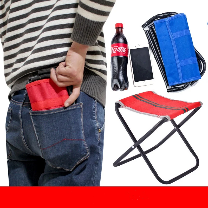 Folding Fishing Portable Camping  Portable Telescopic Stool  Stool for Travel Hiking Gardening Picnic Beach...