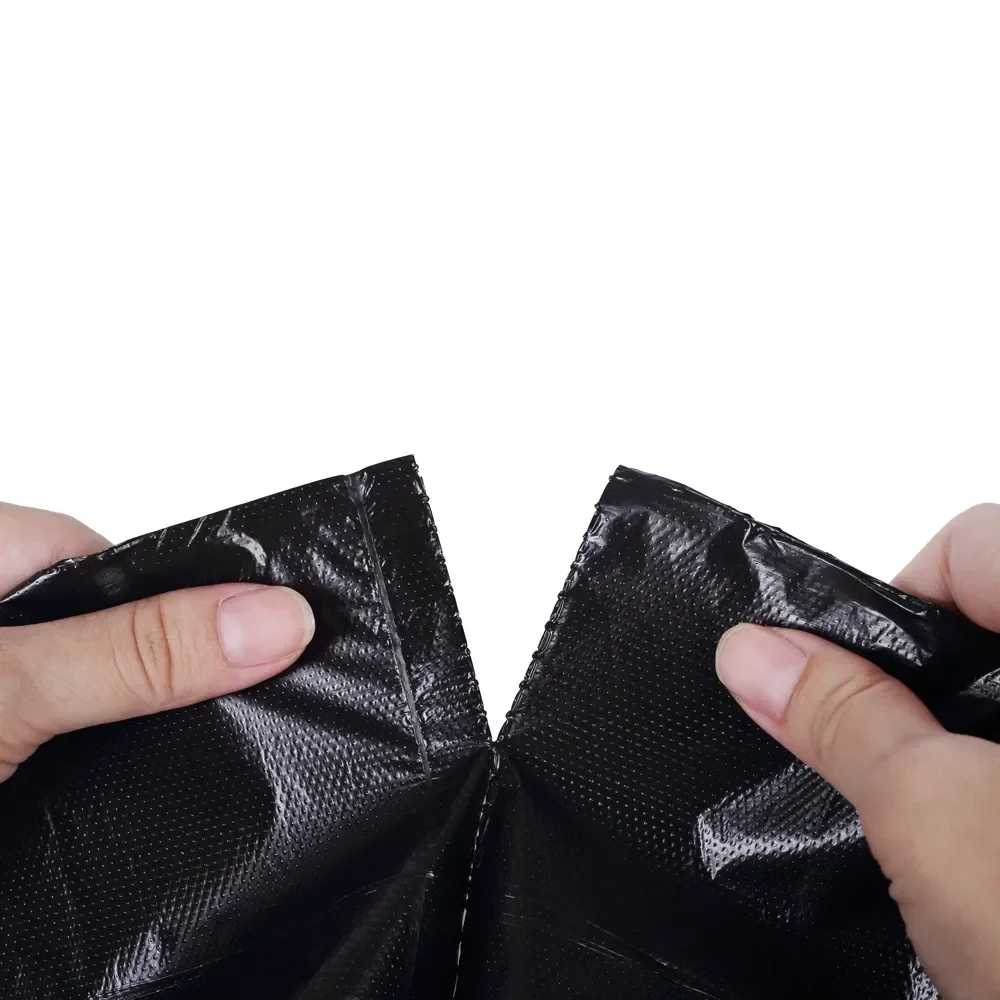 Heavy Duty Recycled Large Portable Polyethylene Black Rubbish Bag Refuse Sacks Hdpe Plastic Garbage Bags