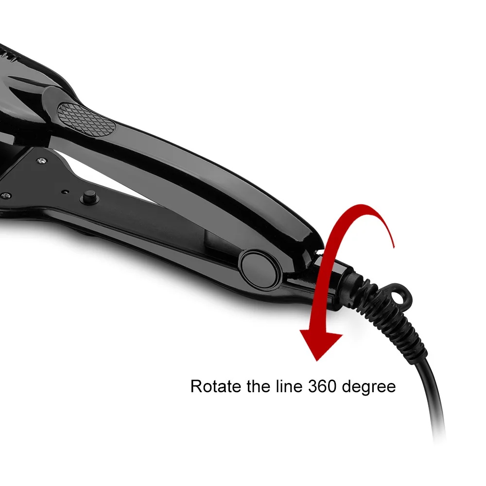 Hair Straightener Four-gear Temperature Adjustment Ceramic Tourmaline Ionic Flat Iron Widen Panel Professional Styling Tool