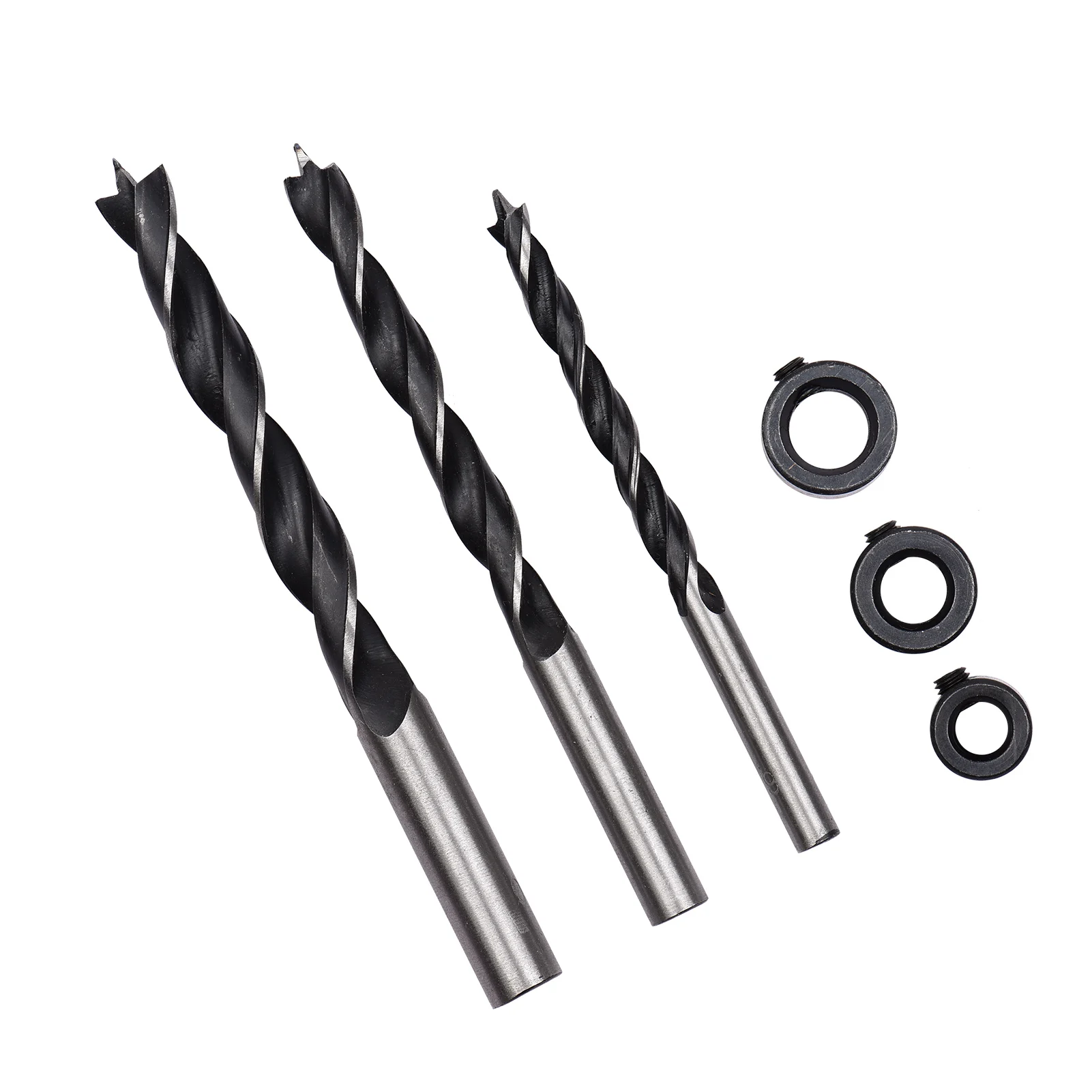 3pcs Drills Bits 6mm 8mm 10mm Twist Drill Bit Set for Woodworking Wood Drill Bit Set