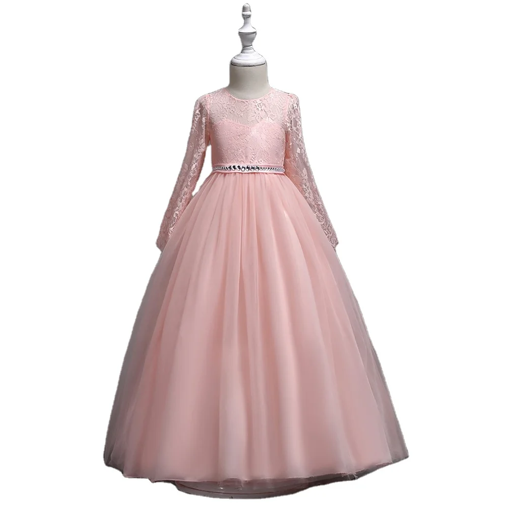 2022 TUTU Dancing hight quality evening baby girl tulle flower elegant girls dresses party dance dress