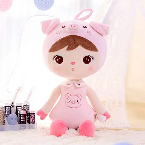 Baby Doll Girl Gifts Soft Plush Pig Dolls Pink 18 Inch