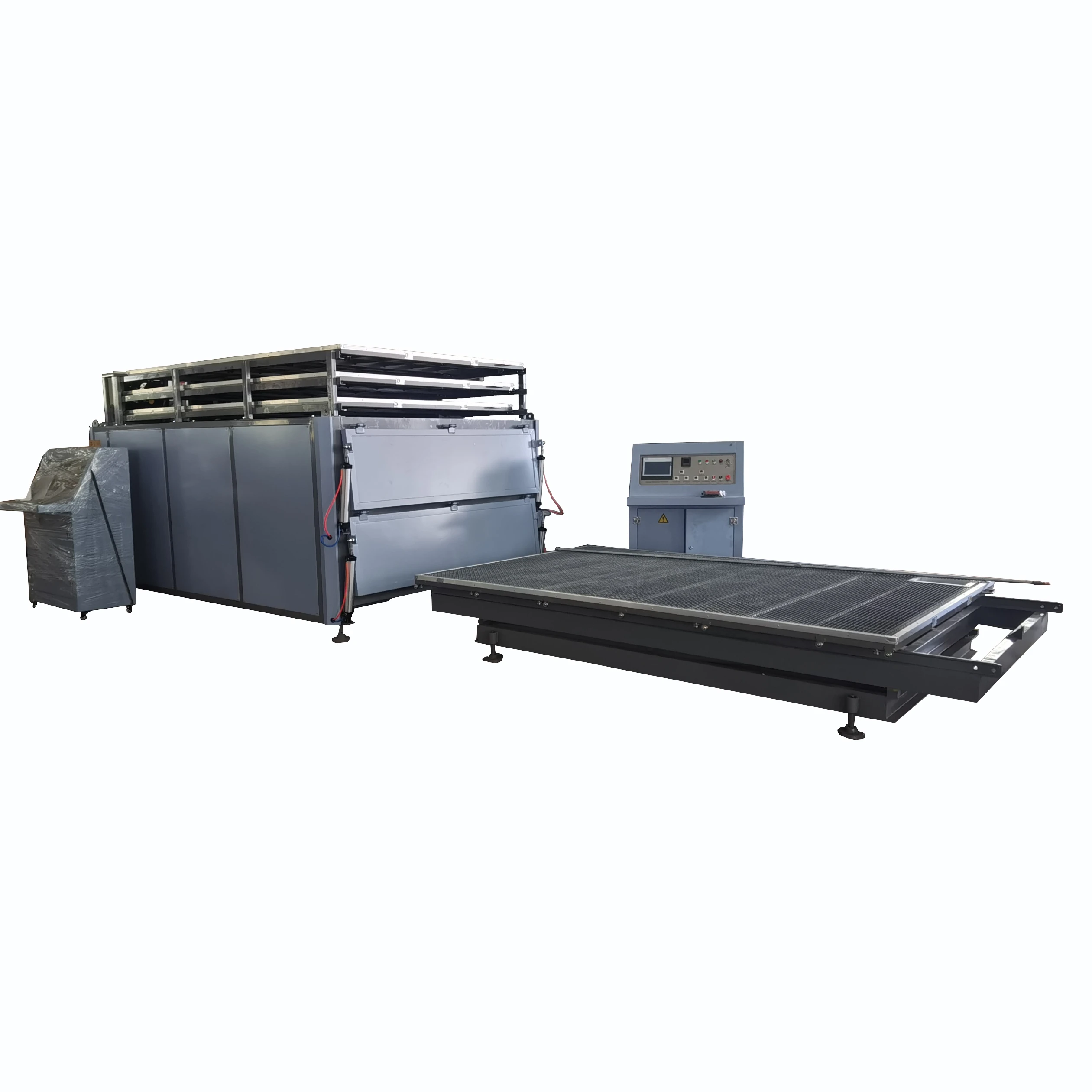 Increase Efficiency Pressure Relief Alarm Cycle Work Furnace Four-Layer EVA Glass Lamination Machinery