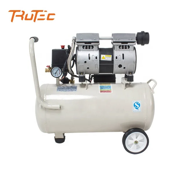 AC 220V 900W portable electric mini silent air compressor with 30L 40L 50L air tank