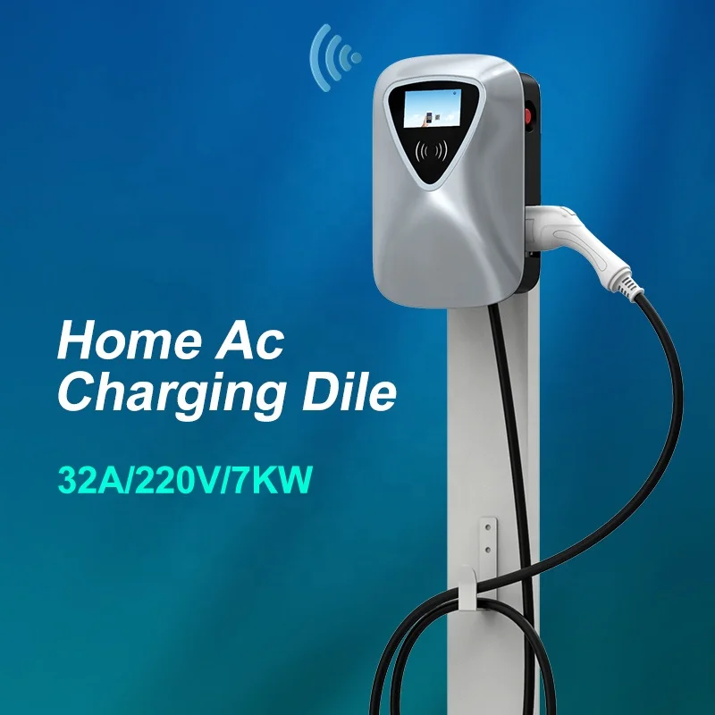Hongjiali 3.5kw 7kw 16a wallbox автомобиля ev зарядное устройство iec 62196 Тип 2 ev зарядное устройство 22kw с сети позволяют для дома и busine