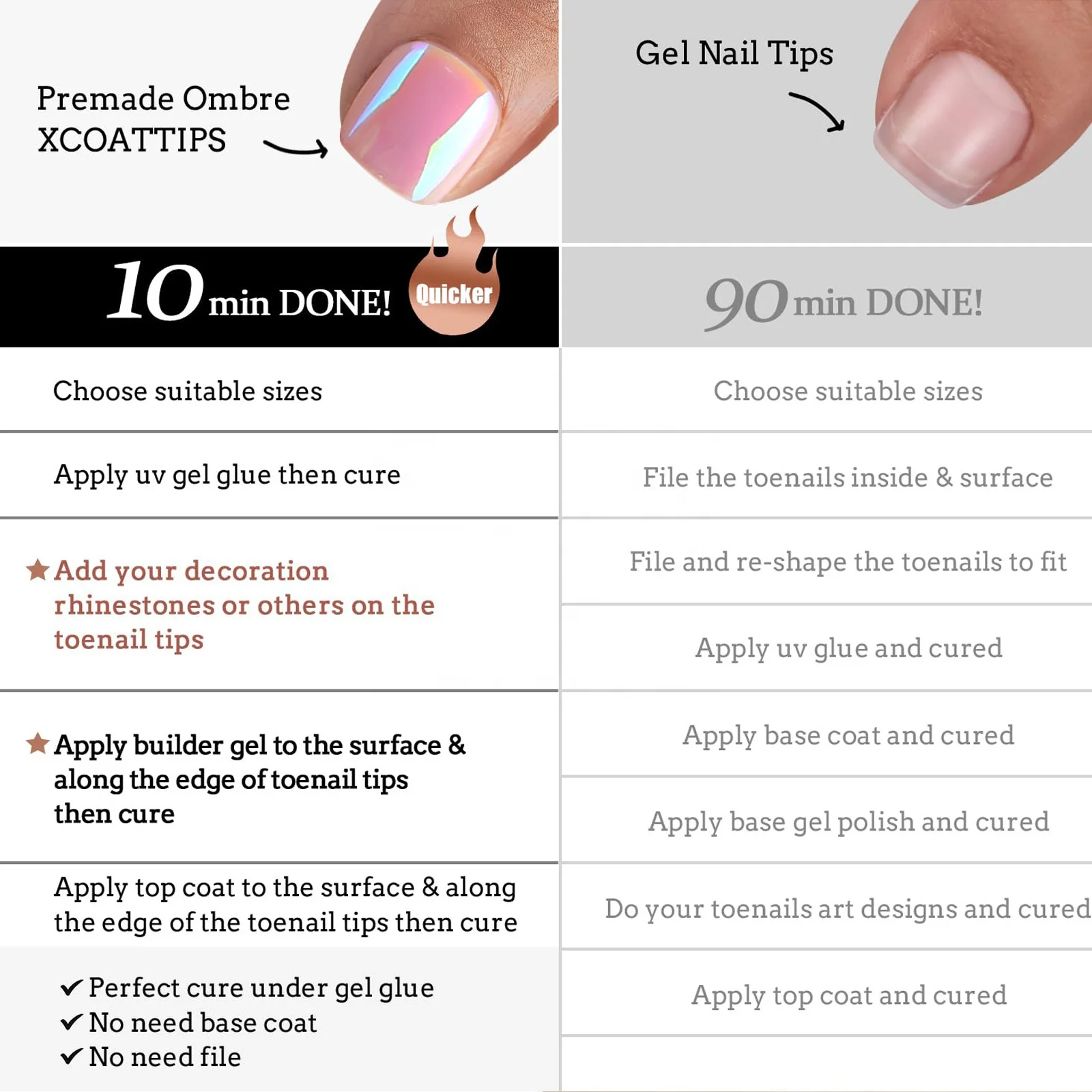 Nail Art Summer Electroplating Aurora Cat Eye Foot Nail Tips Aurora Cat Eye Wear