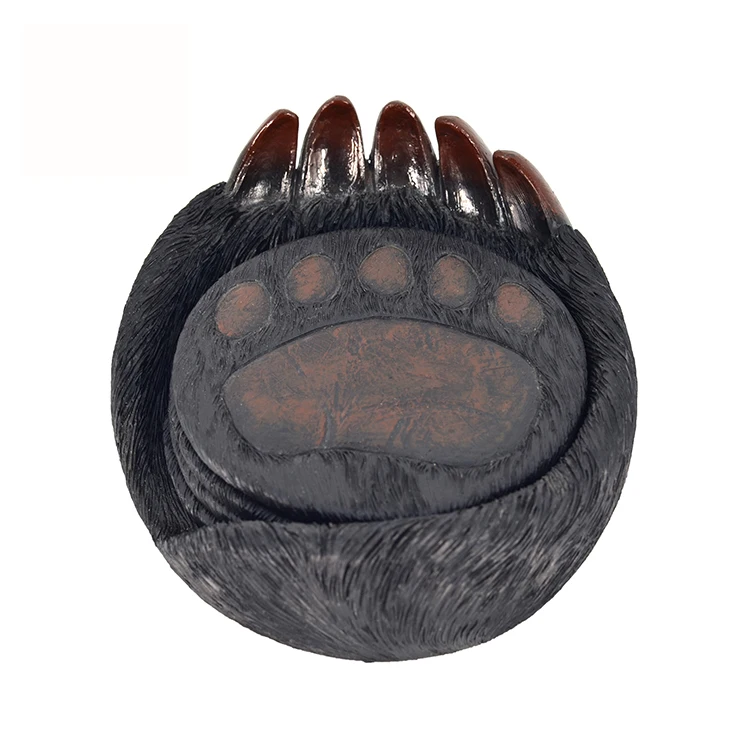 Resin Bear Paw Pretty Protective Art Coasters Set Tea Cup Coaster