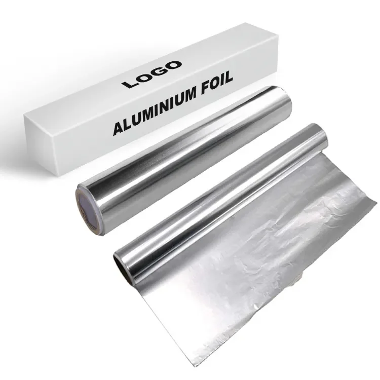 Wholesale Aluminum Foil ROll 1235 8011 Food Aluminium Paper Coil 10 Micron 150m Price For Wrapping