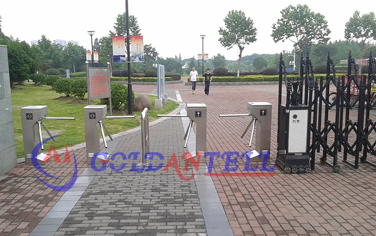 electronic tripod turnstile barrier , vertical tripod turnstile gate