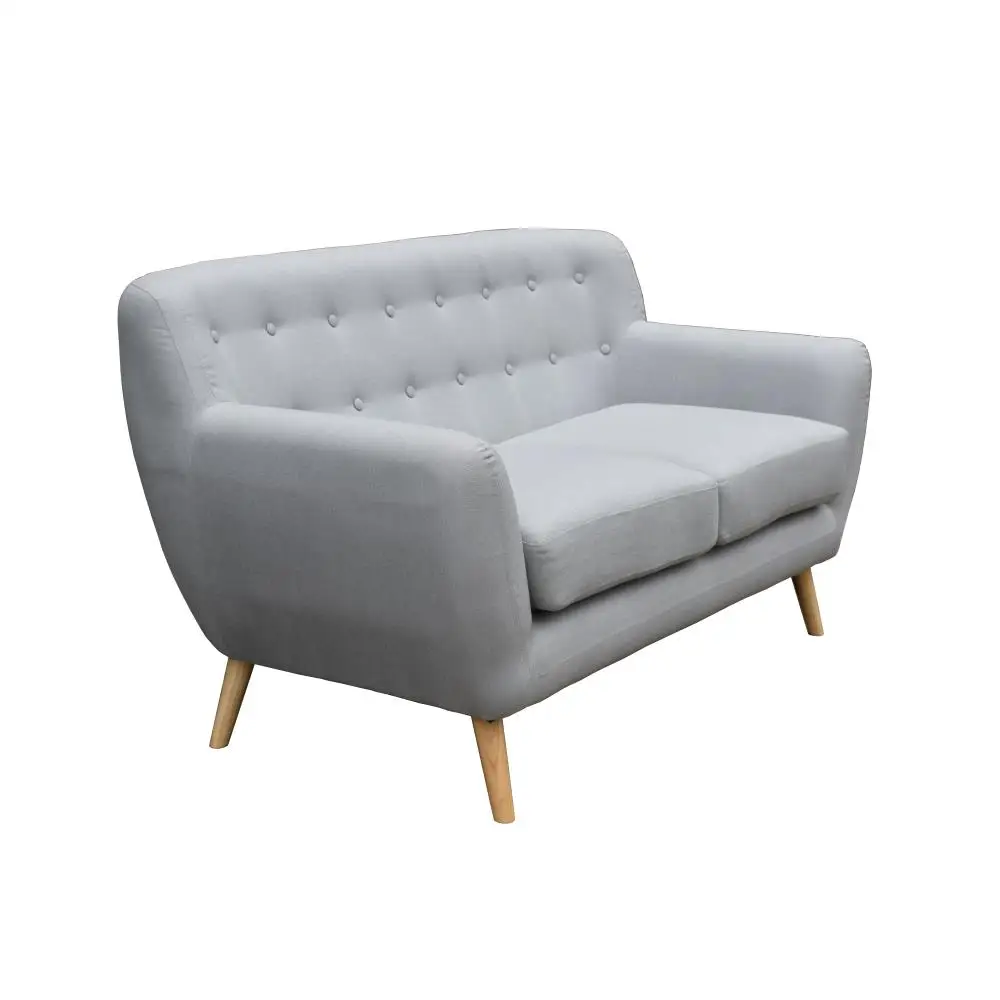 2 Seater Wooden Frame Fabric Sofa