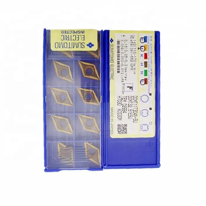 Sumitomos blade DCMT11T304N-SU AC630M tungsten carbide blades cemented carbide turning tool inserts
