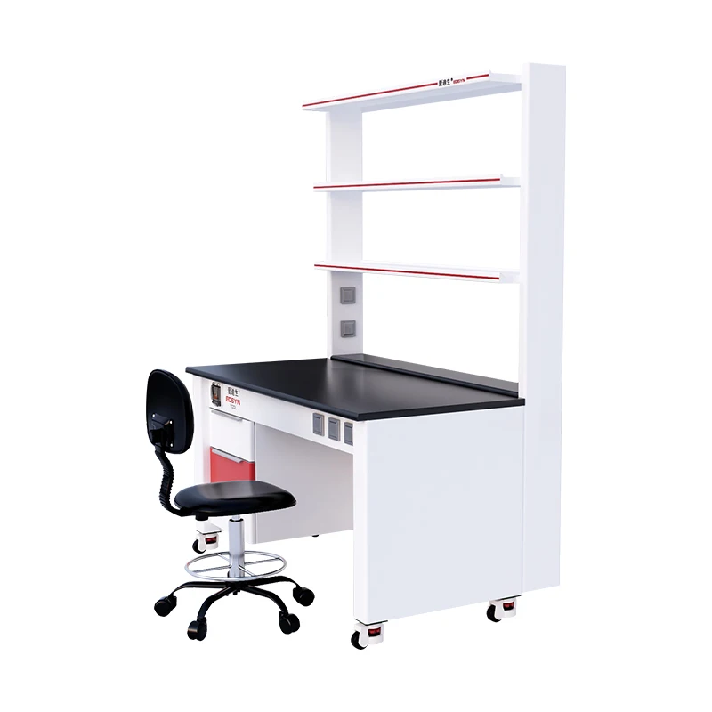 EDSYN Reagent Rack Experimental Platform 20mm Ceramic Tabletop 1.2mm All Steel Cabinet Fuma Wheel Laboratory Sample Machine